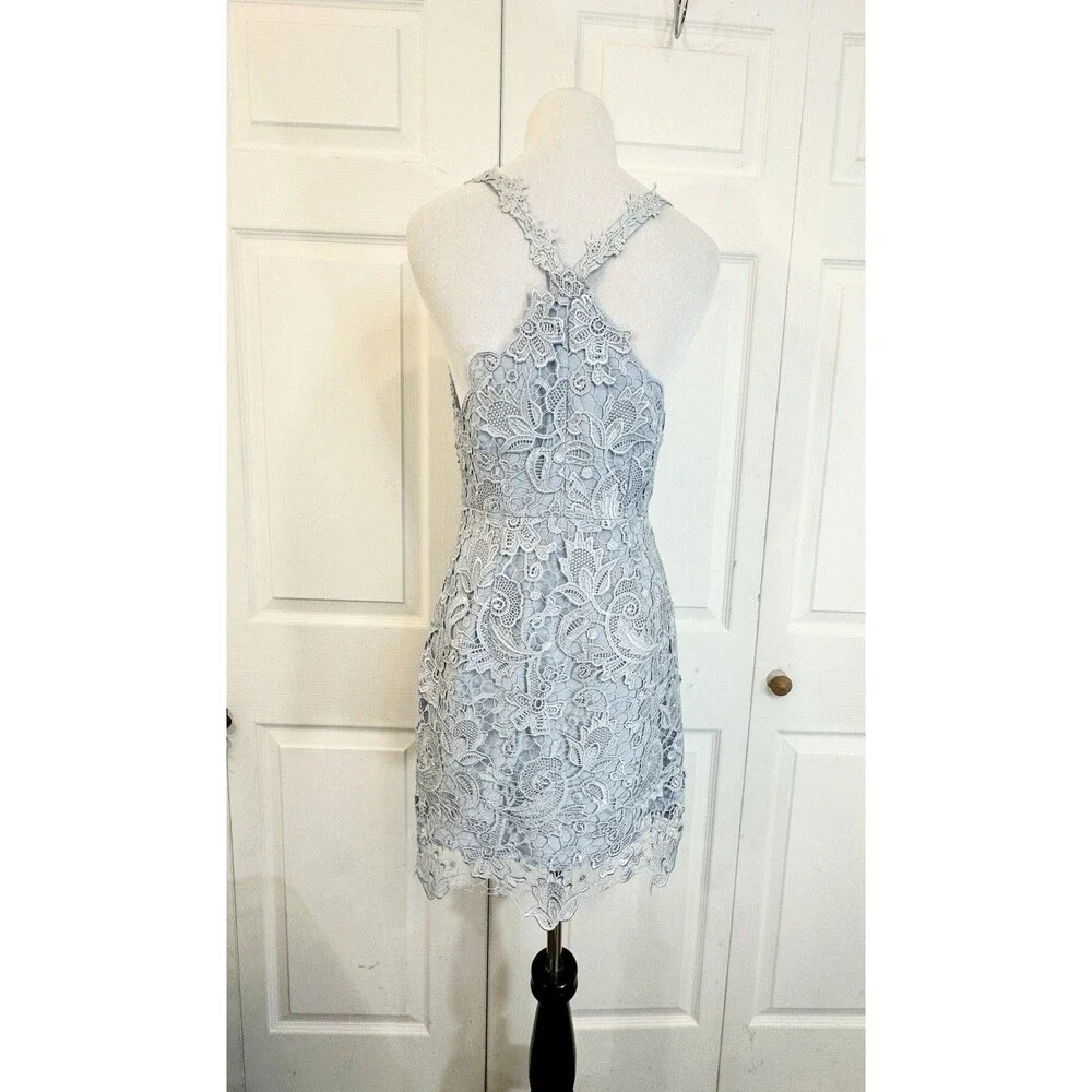Free People Margot Floral Lace Mini Dress